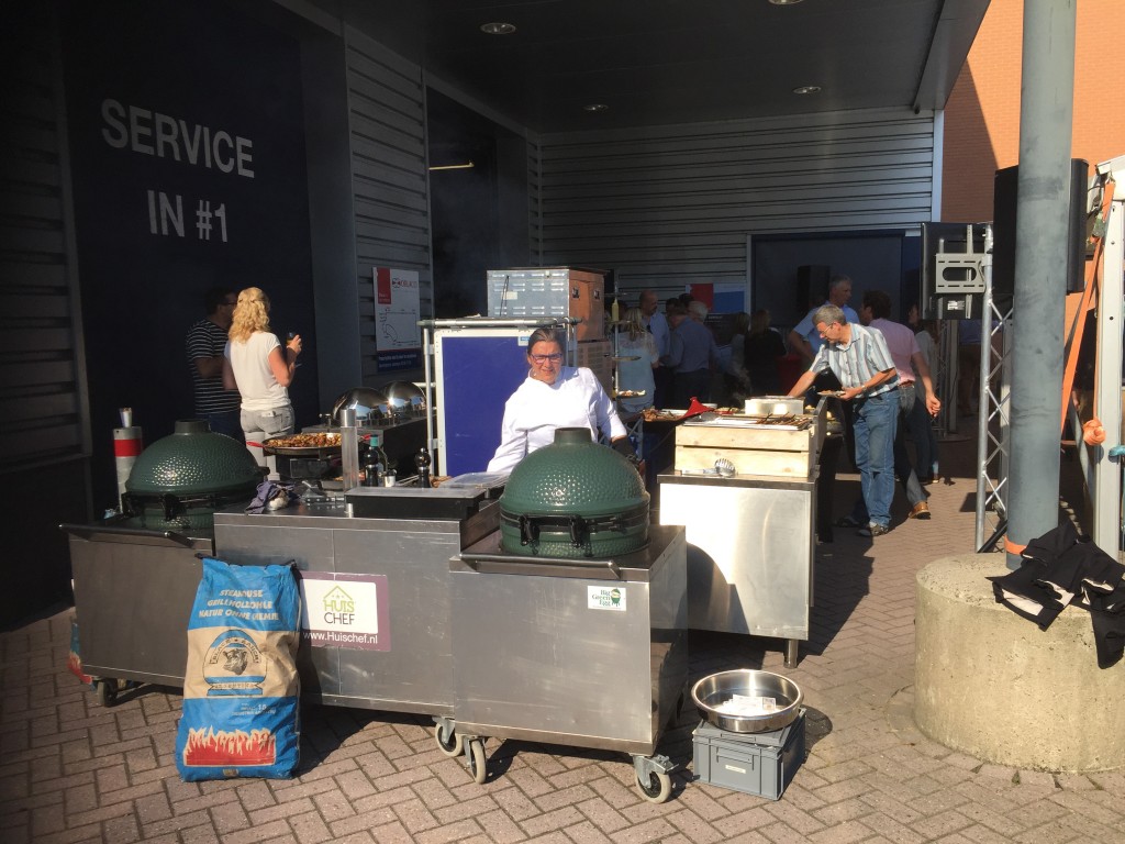BBQ opstelling bedrijfs feest in Barneveld