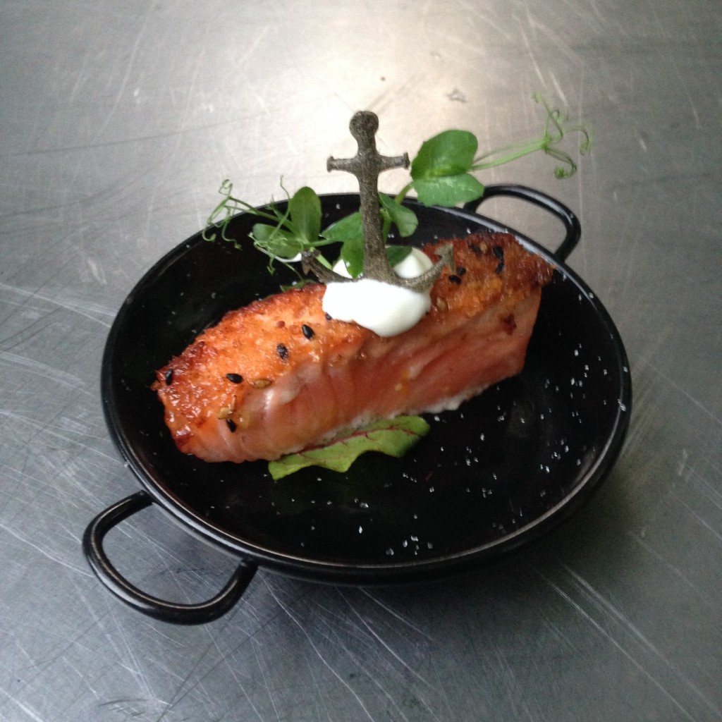 Gemarineerde zalm van Huischef