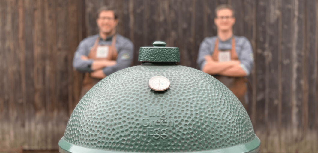 Chef's van Huischef bij Big Green Egg in Amersfoort