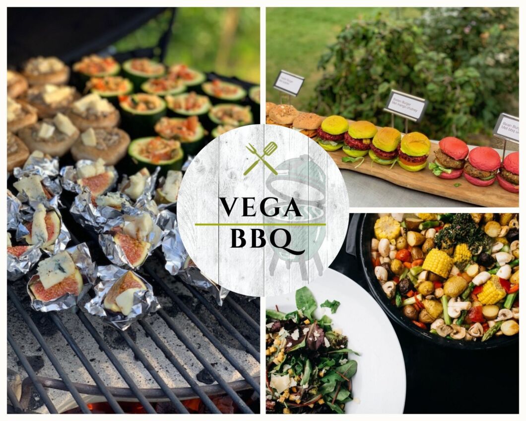 Vegan en vegetarische BBQ met kok