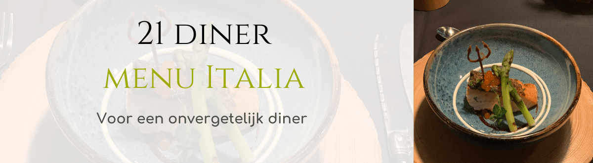 21 diner menu Italia