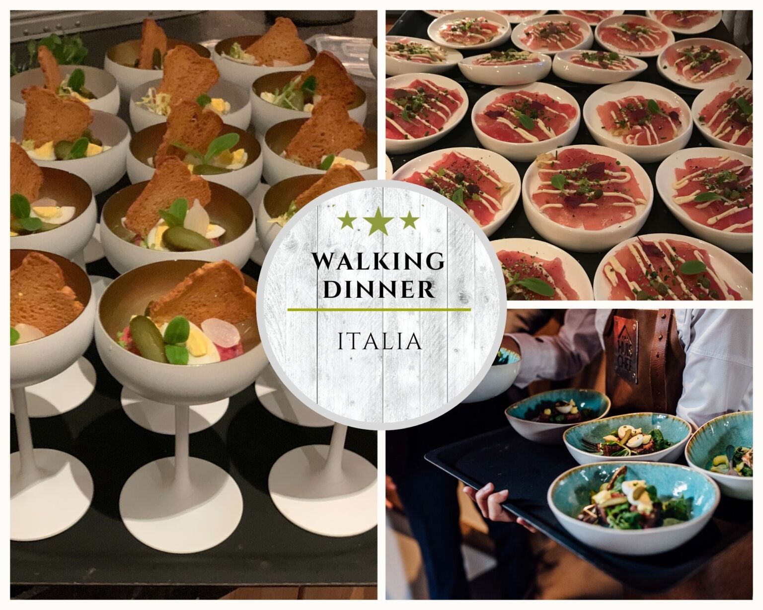 Italiaanse walking dinner