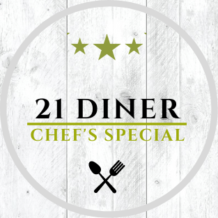 21 diner menu Chef's Special