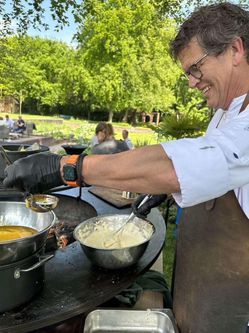 Chef Paul op lokatie