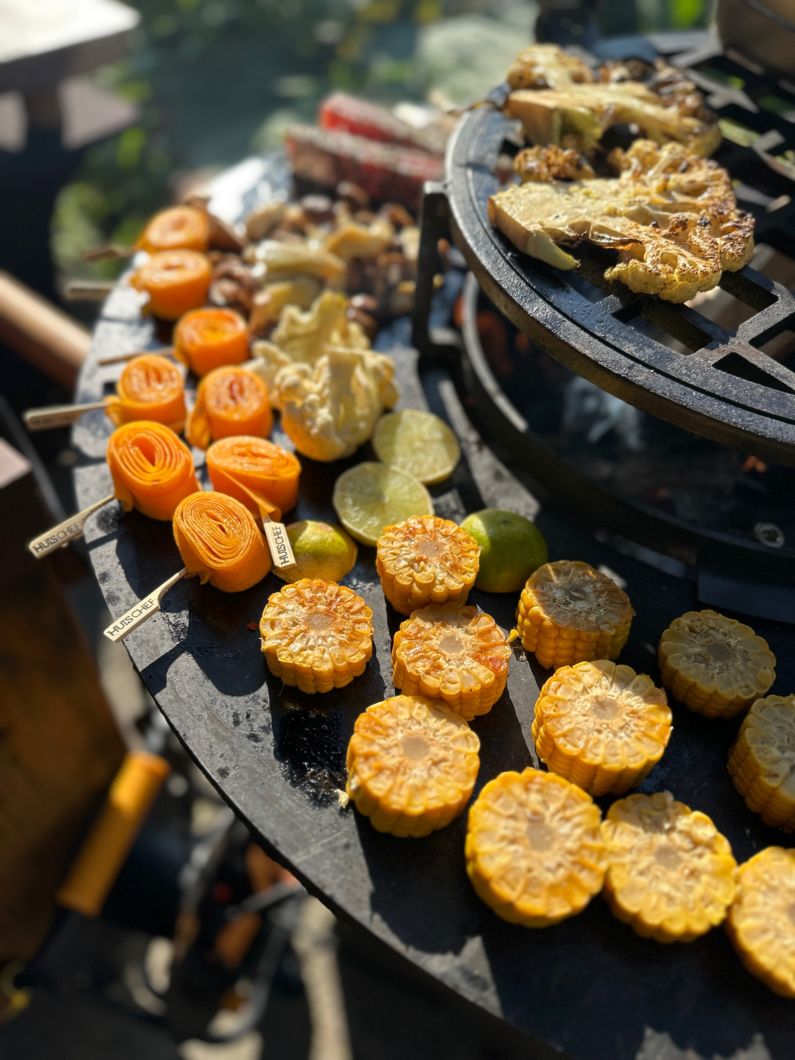 Gegrilde groenten op de Ofyr