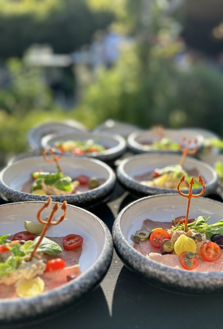 Vitello tonato Italiaans menu 21 diner